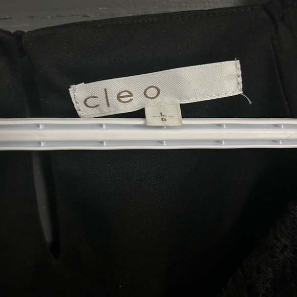 Cleo lace wrap top with sheer sleeves - Picture 5 of 5